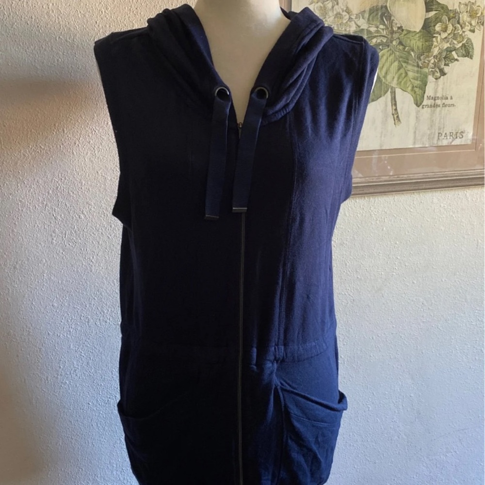 Athleta Zip Up Sleeveless Hoodie XS